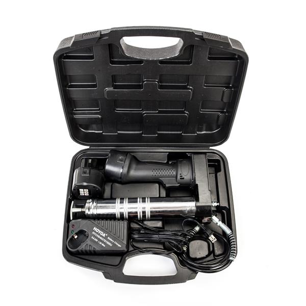TH-1103 12V Electric Cordless Rechargeable Grease Gun Black 