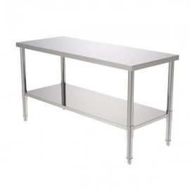 60" Stainless Steel Galvanized Work Table (without Back Board)