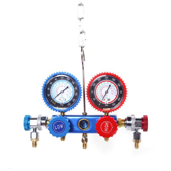 1 Set of R134 R12 R22 Dual-table Valve Group Red & Green & Blue 