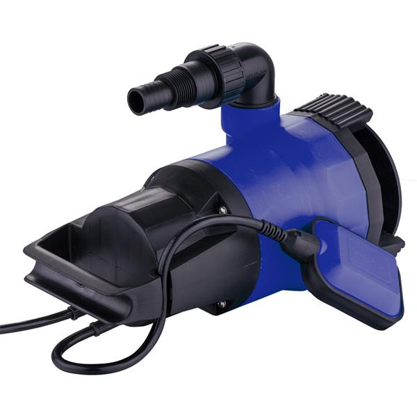 [US-W]750W 135000L/H Plastic Water Submersible Pump Black & Blue 