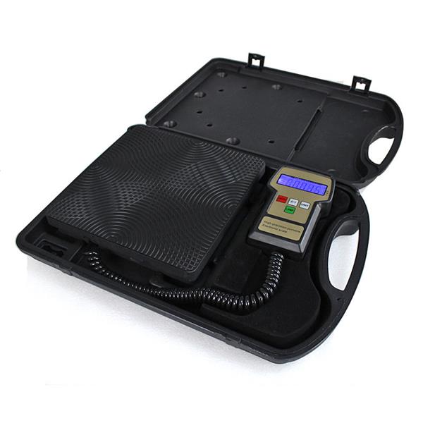 [US-W]100kg Refrigerant Charging Electronic Scale Black 