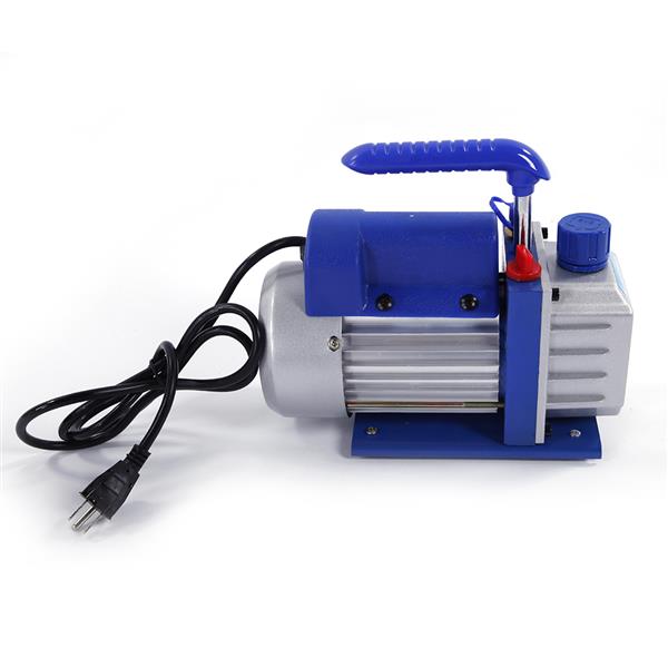 [US-W]1/4 HP 3CFM Horsepower Vacuum Pump Blue 