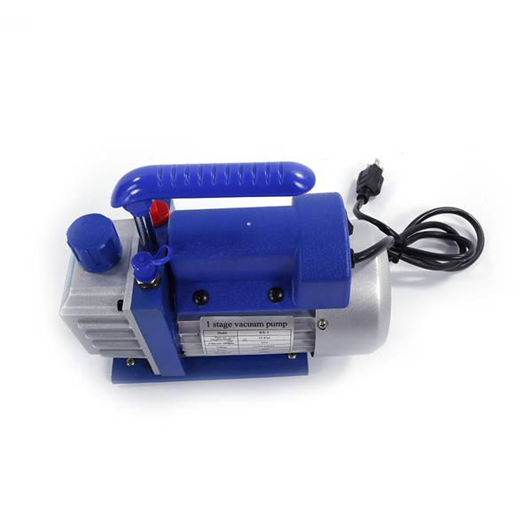 [US-W]1/4 HP 3CFM Horsepower Vacuum Pump Blue 