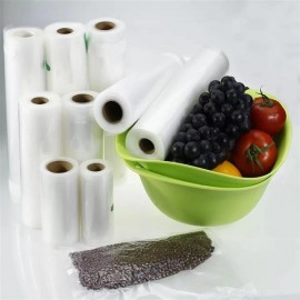 2 pcs 11"x50' 8"x50'（28cmx15m 20cmx15m Vacuum Food Packaging Bag Dot Rolls