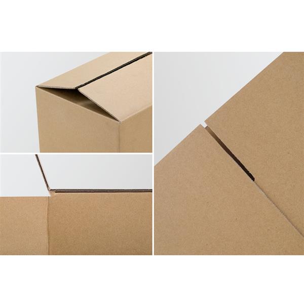 100 Corrugated Paper Boxes 4x4x4"（10*10*10cm）Yellow 
