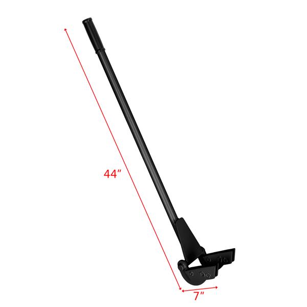 [US-W]Oshion 44" Pallet Buster Tool with Iron Nail-Removal Crowbar Black 