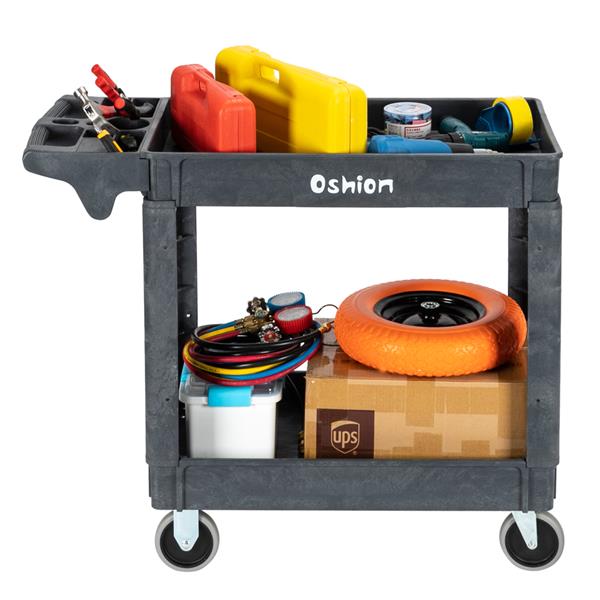 Oshion SC252-S2 Small Two-Layer Plastic Trolley 