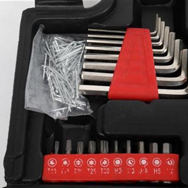 186pc Tool Set black and red 