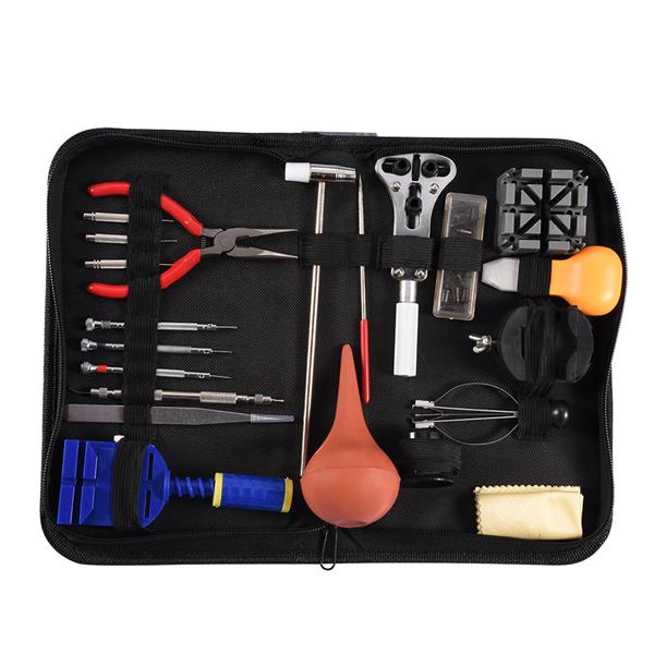 Watch Repair Tool Kit Case Opener Hand Remover Spring Bars Case Press 
