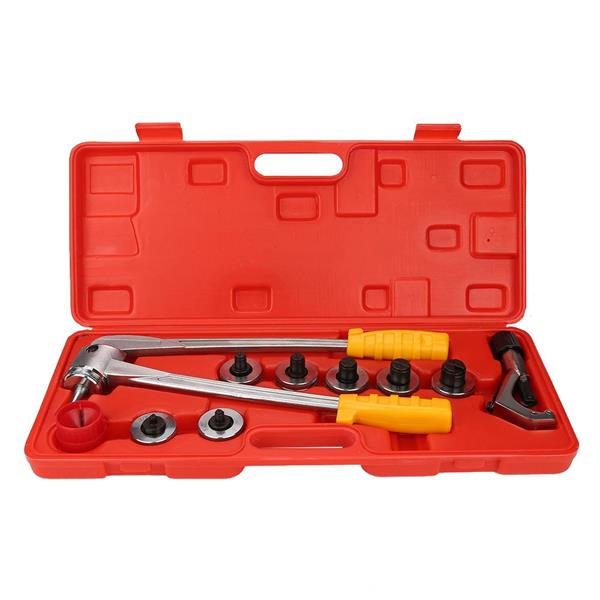 Manual Pipe Flaring Expander Tool Hydraulic Copper Heads Tube Swaging Kit 